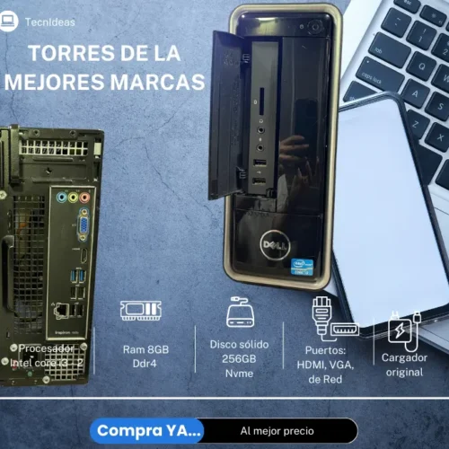 Torre Dell Intel Core i3 | 8GB RAM | SSD NVMe 256GB | WiFi