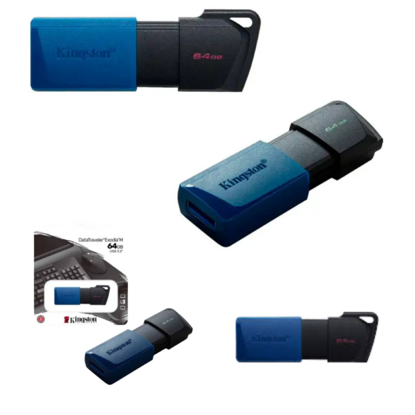 3 Memoria USB Kingston Exodia 64GB